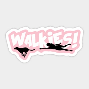 Walkies Dog Mom Sticker